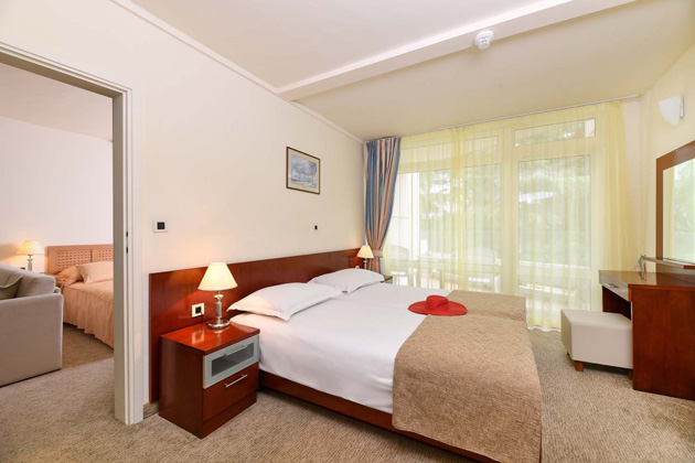 Classic soba z balkonom park stran - Family