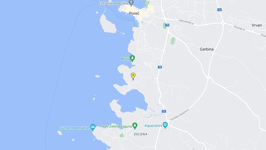 Village Galijot Plava Laguna - Location - Gmaps