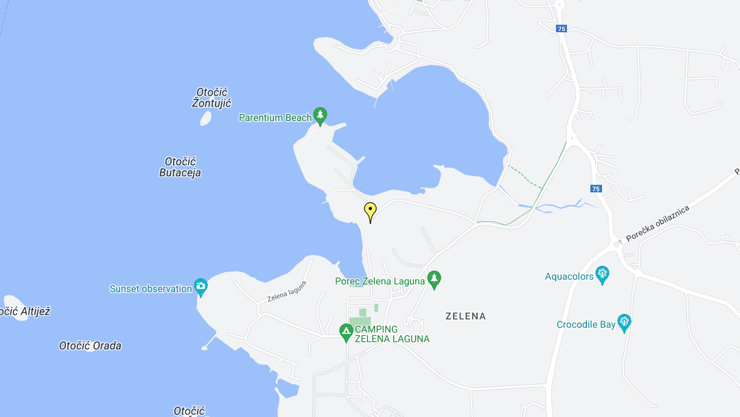 Hotel Plavi Plava Laguna - Location - Gmaps