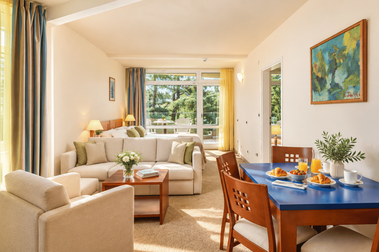 Hotel Mediteran Classic Room with Balcony Park Side Family 6