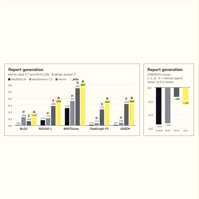 Jolia report generation image