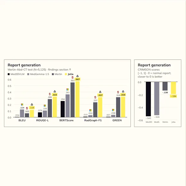 Jolia report generation image