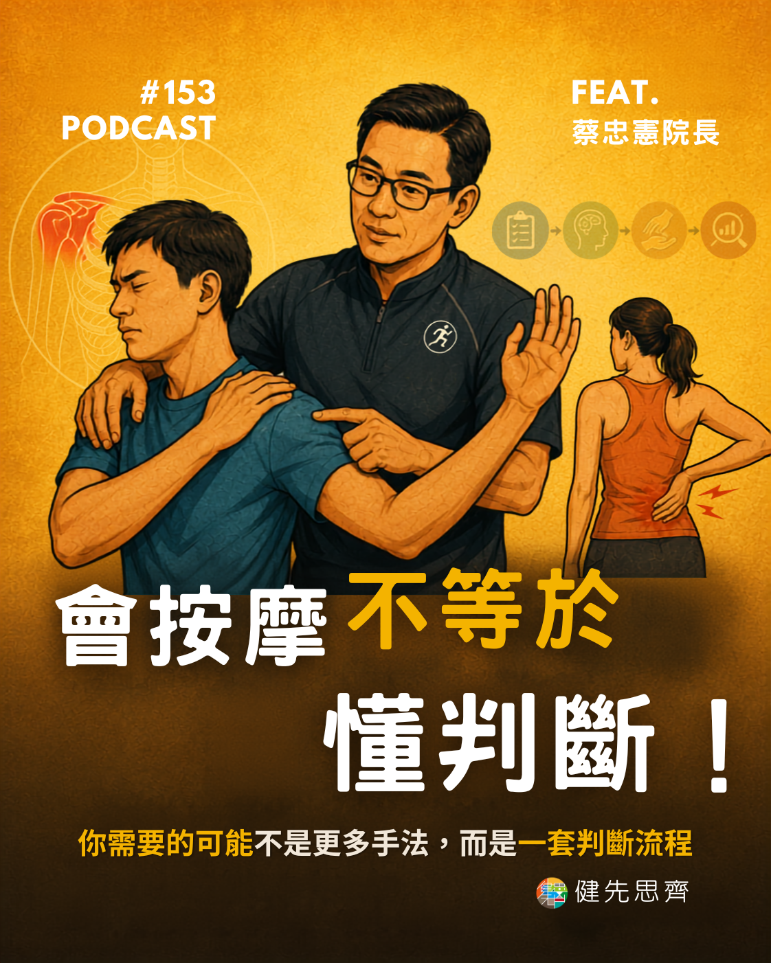 Ep.153|會按摩不等於會判斷|主題圖卡