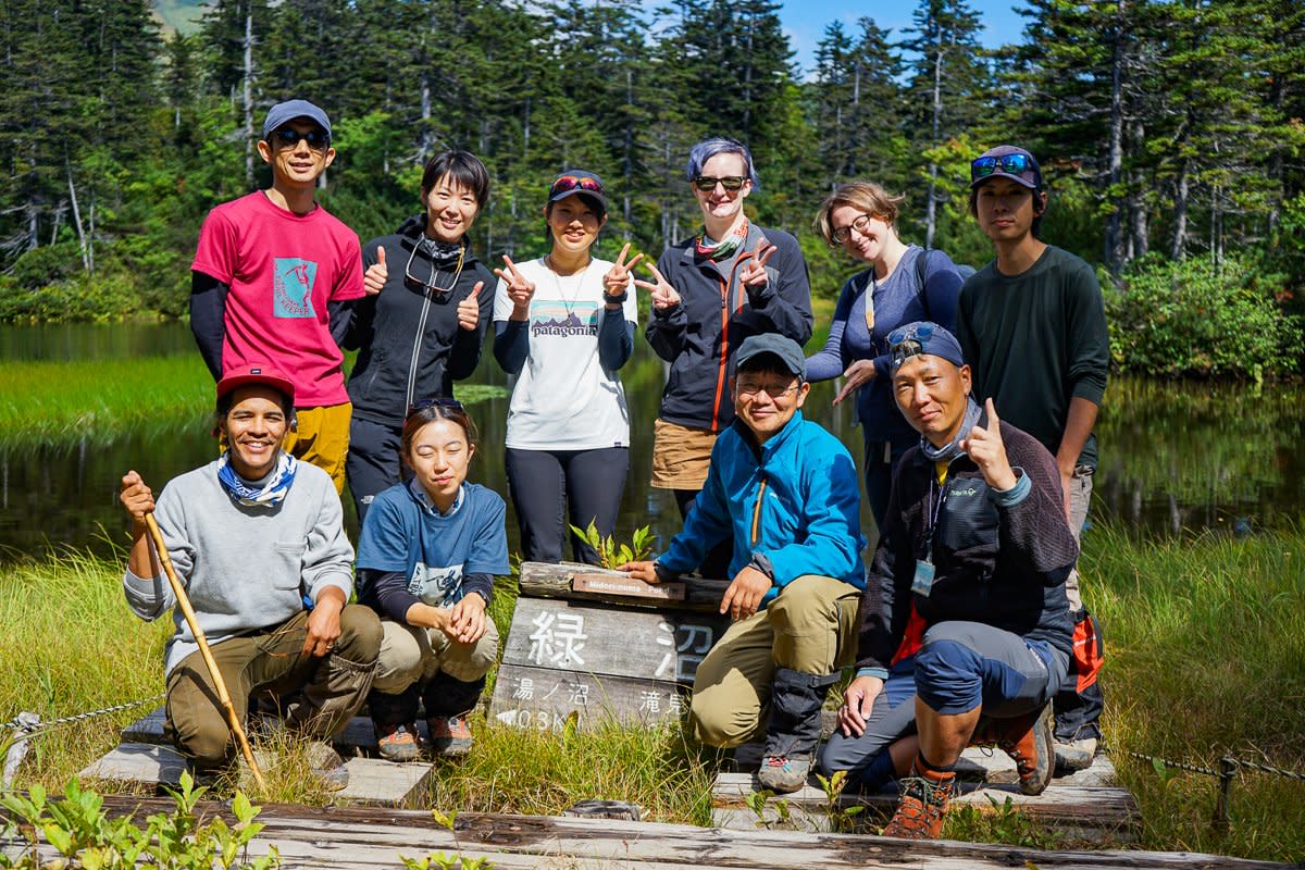 Group photo at Midori Numa