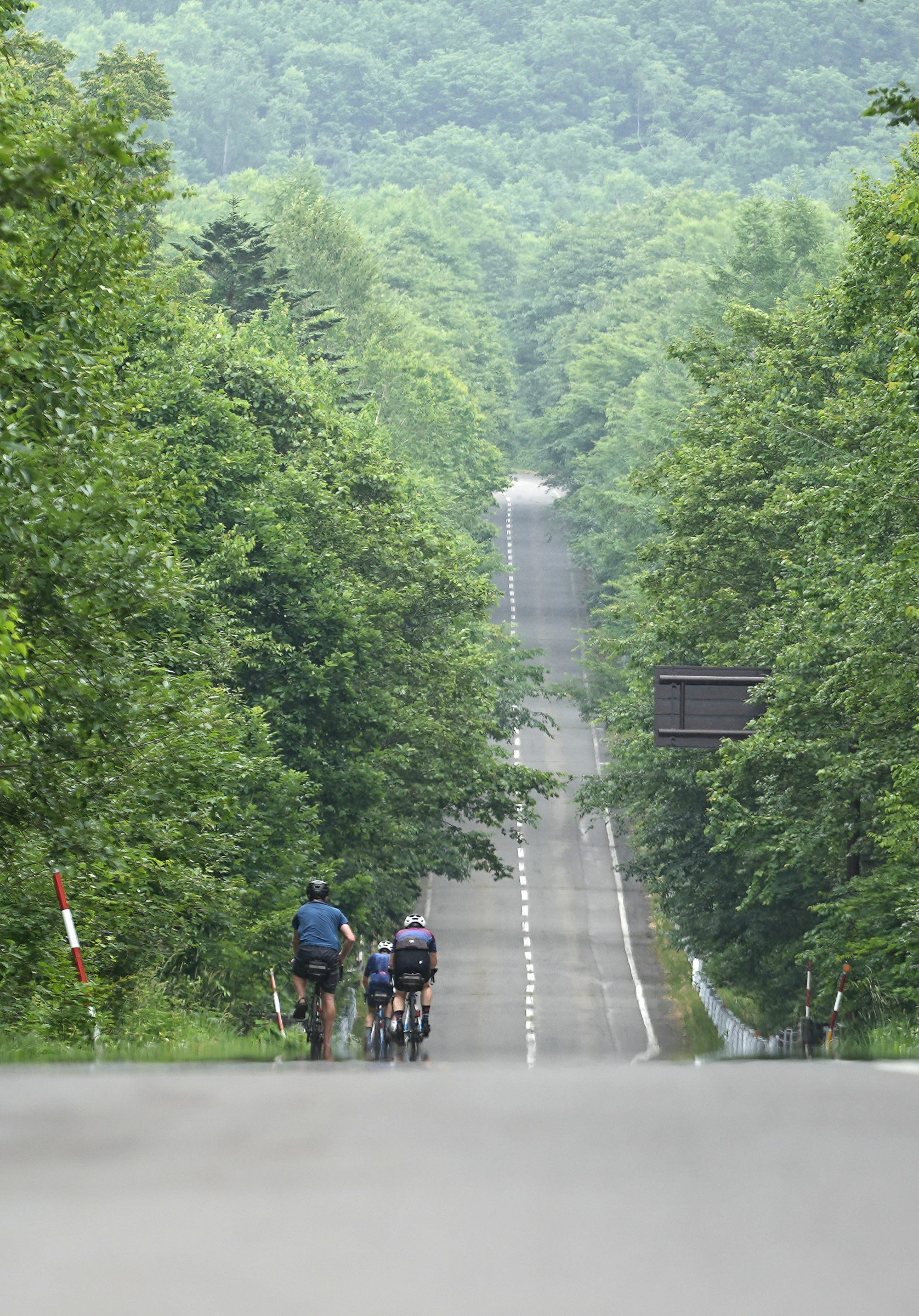 Hokkaido roads are great for cycling!