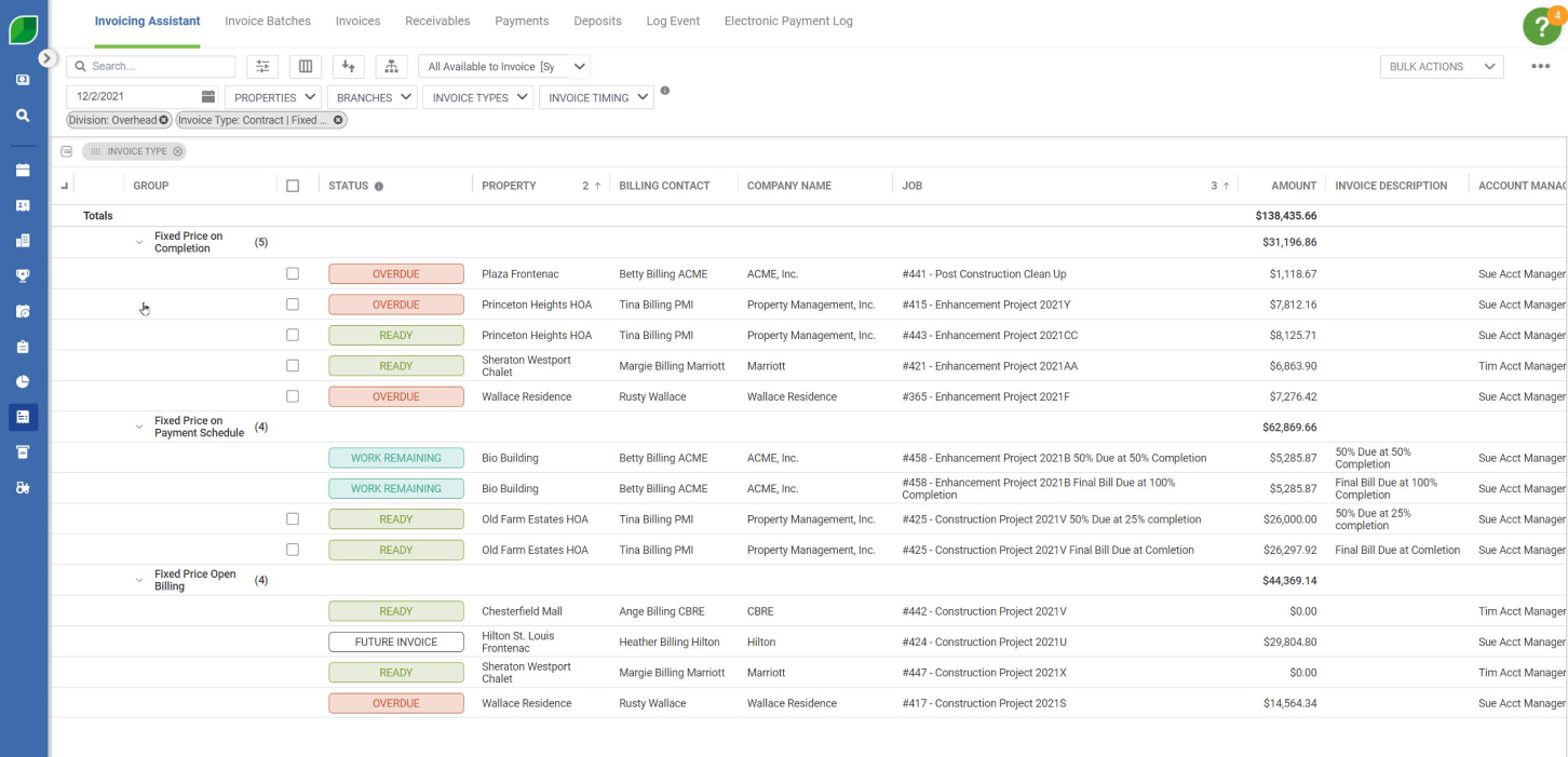 Aspire Invoicing Assistant
