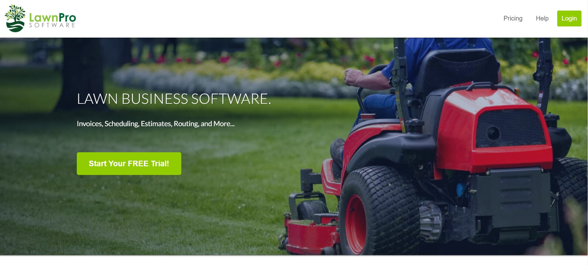 LawnPro website 