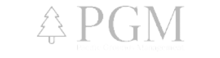 Logo | Pacific Grounds Management (PGM) | 451 px / 120 px | White