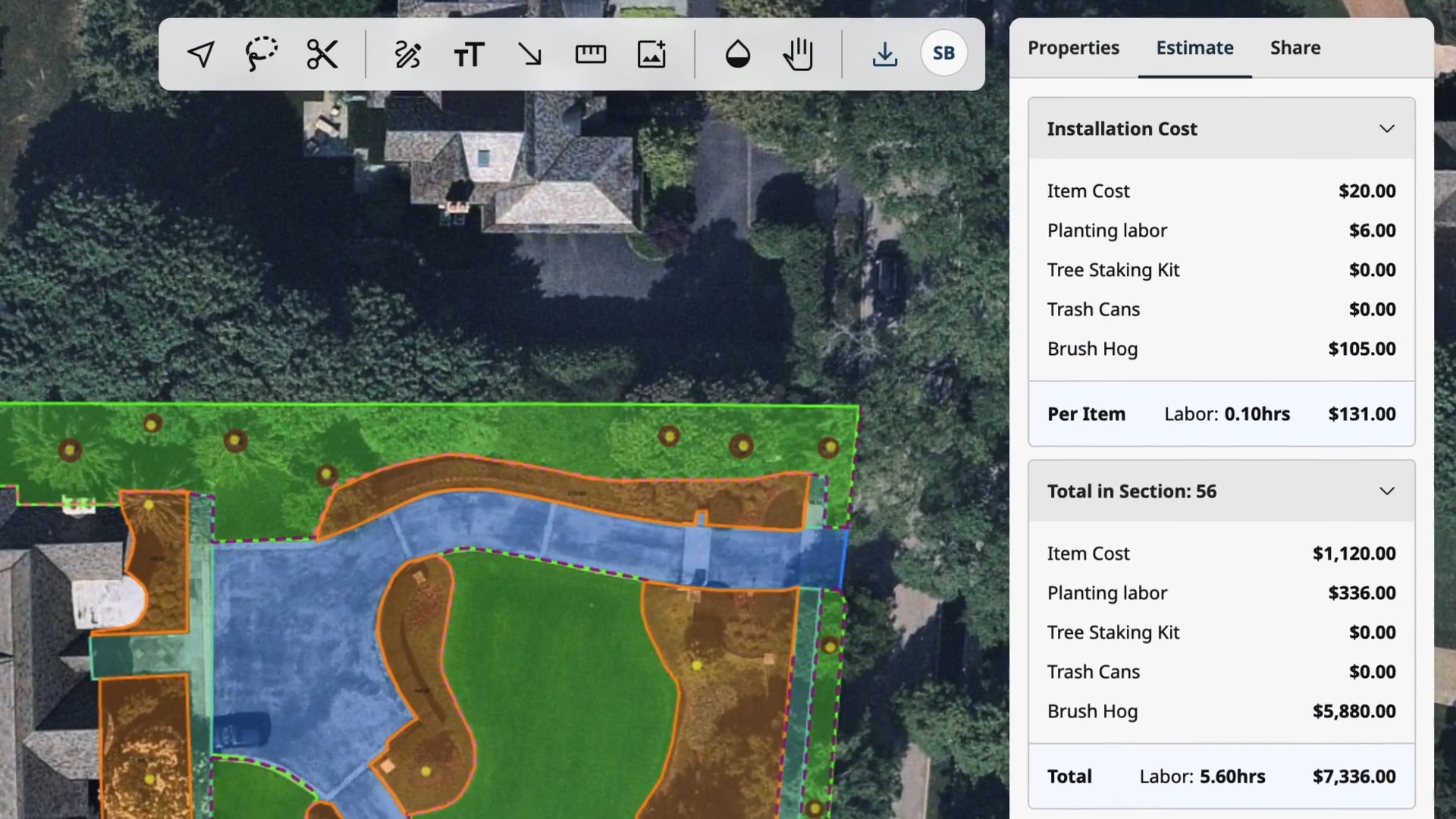 Aspire's PropertyIntel estimating feature