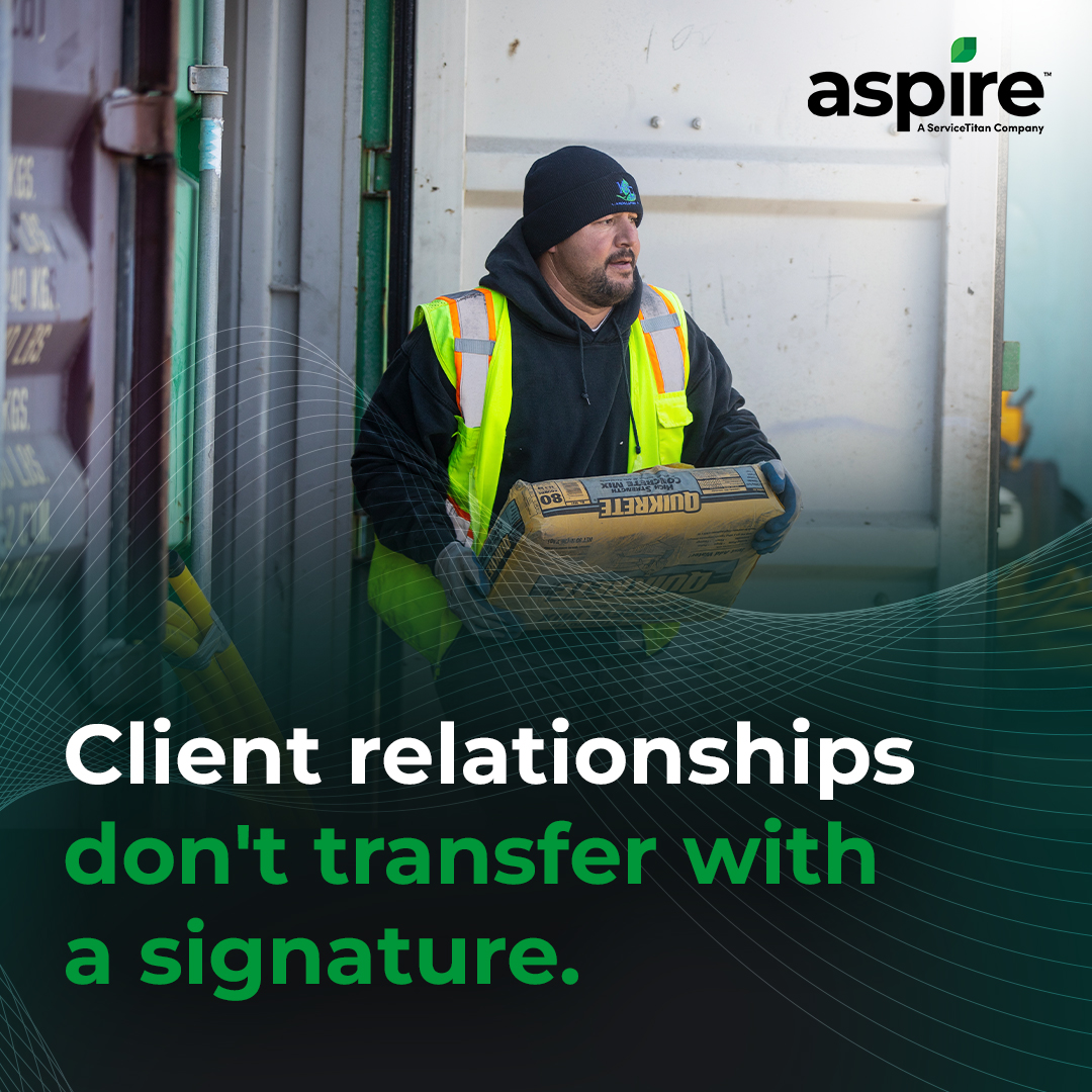 Client relationships don-t transfer with a signature