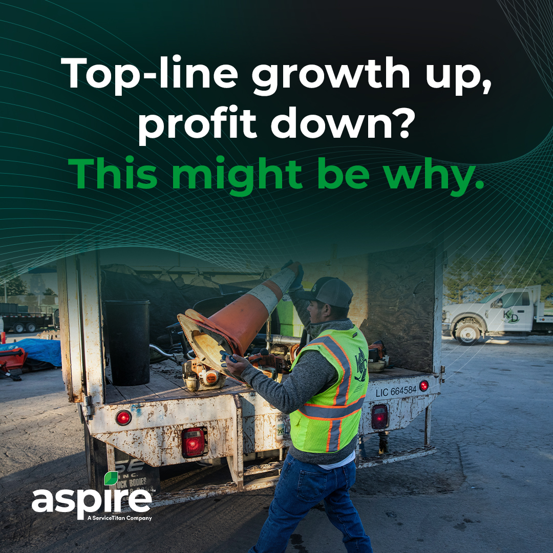 Top line growth up profit down This might be why