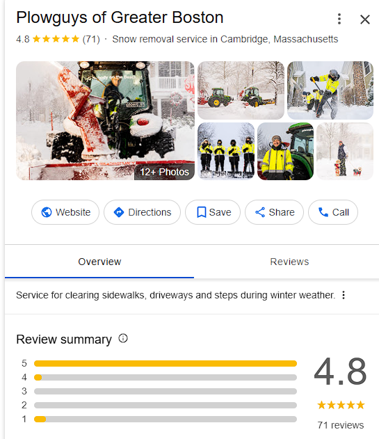 Google Profile Example