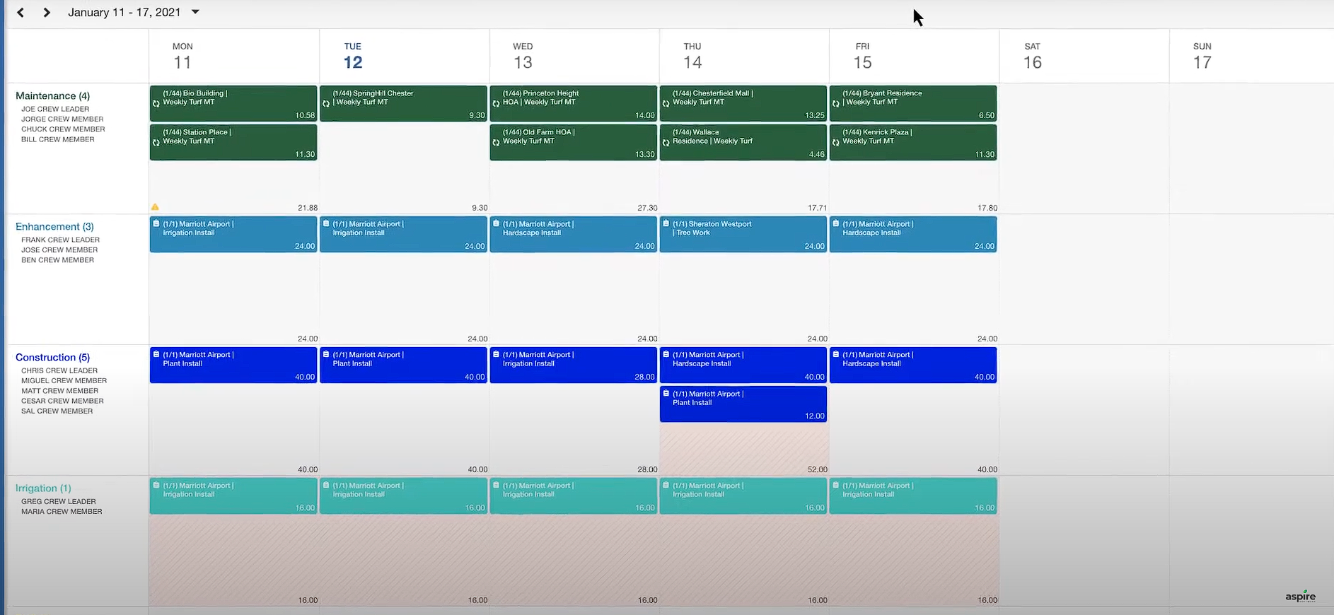 Schedule