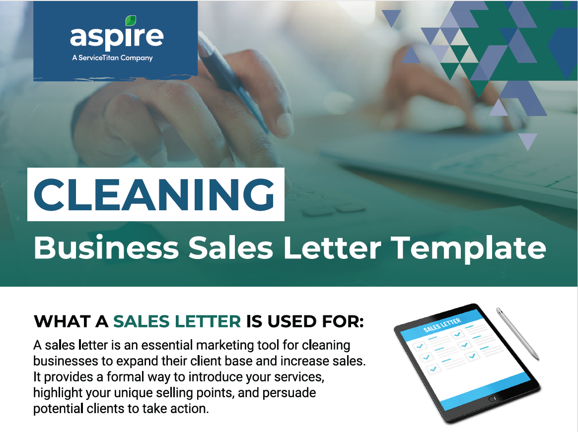 Cleaning Business Sales Template | Screenshot 1