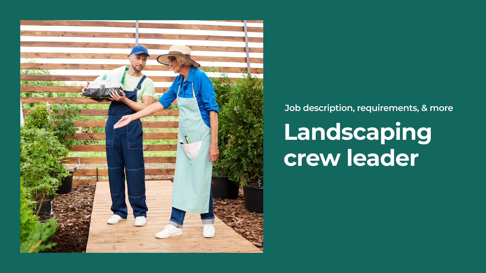 Landscaping crew leader: Job description, requirements, & more
