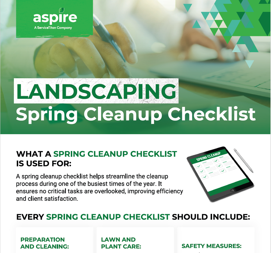 Screenshot 1 | Landscaping Spring Cleanup Checklist Template