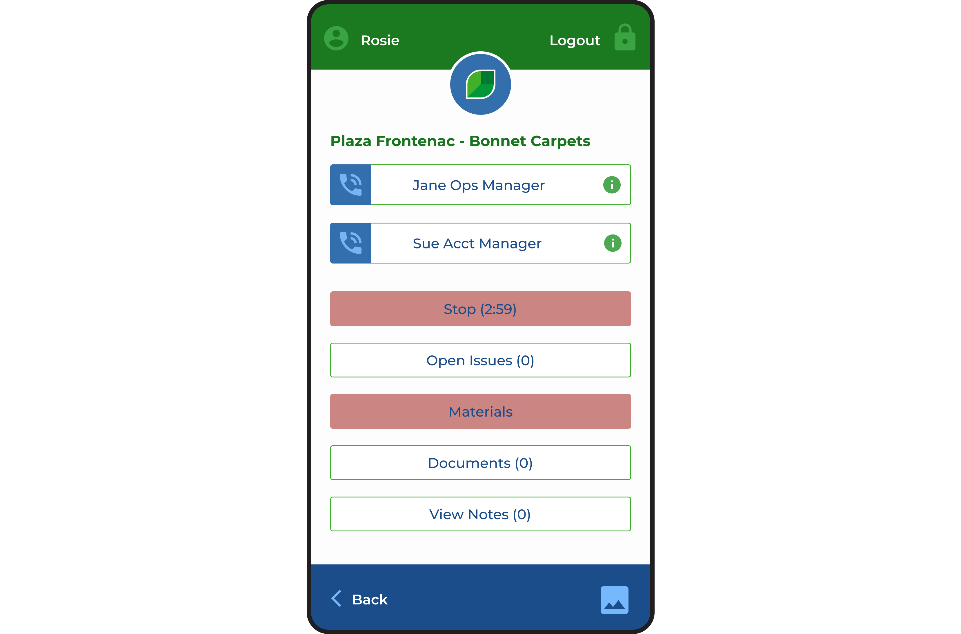 Aspire's CRM mobile app