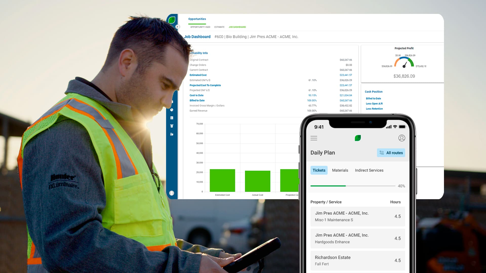 Aspire's field operations features