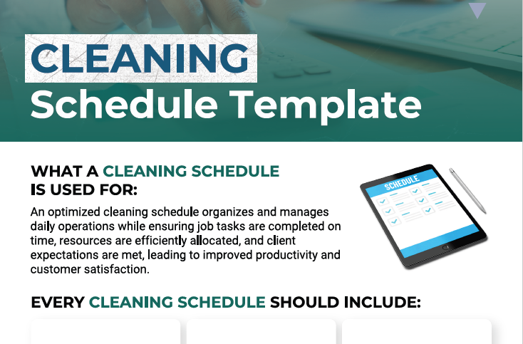 Screenshot 1 | Cleaning Schedule Template