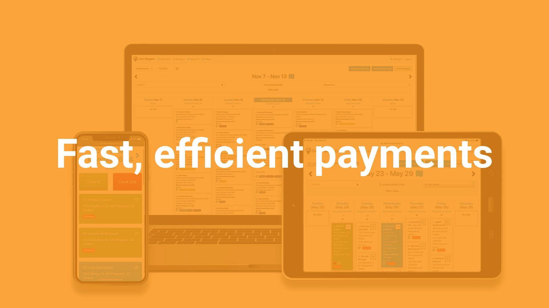 How contractors save time, automate tasks, and reduce processing fees with Crew Control’s electronic payments technology