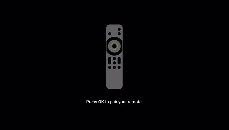remote Pairing Screen