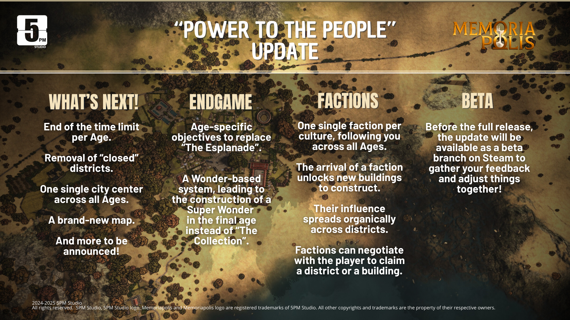 Roadmap update