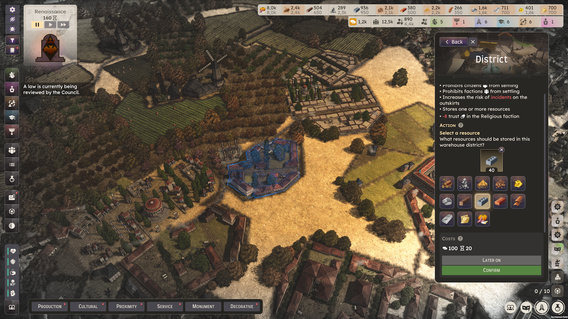 10 - Warehouse district