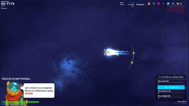 Game tutorial screenshot