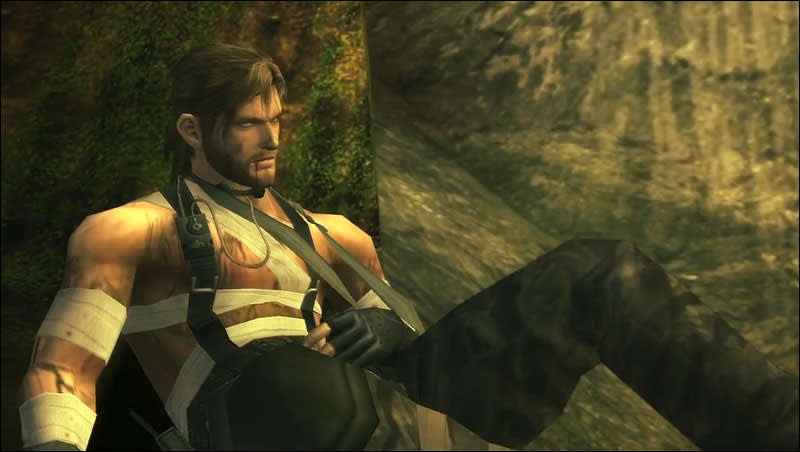 Snake recovers from injury in Metal Gear Solid 3: Snake Eater