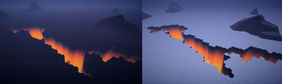 Lava shader in Unity