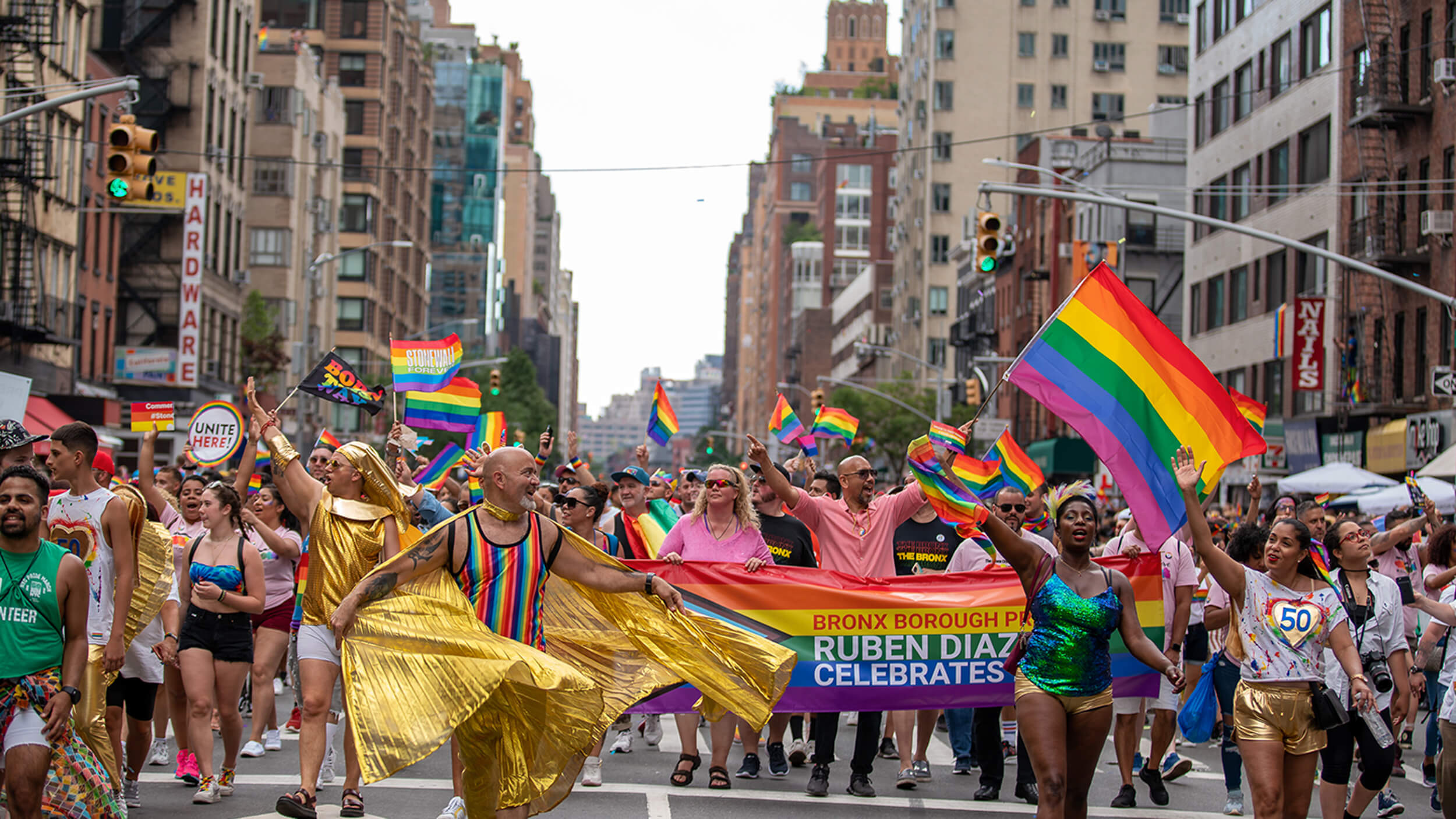 nyc gay pride parade map