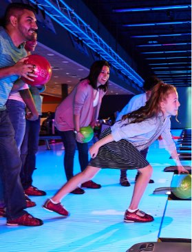 People bowling