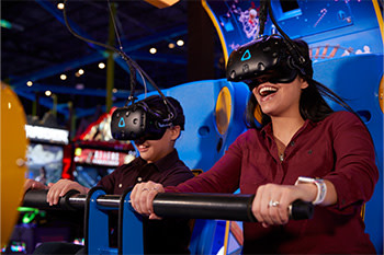 Virtual reality at Main Event