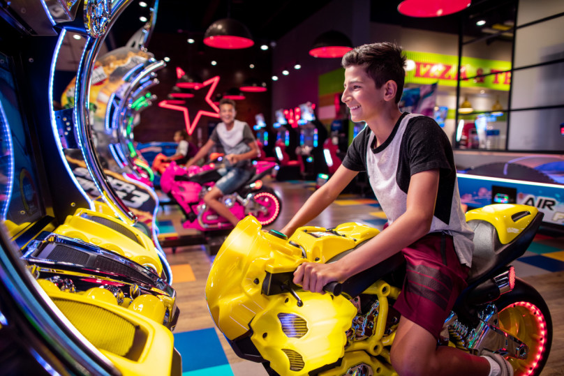 Student riding Motorcycle Game