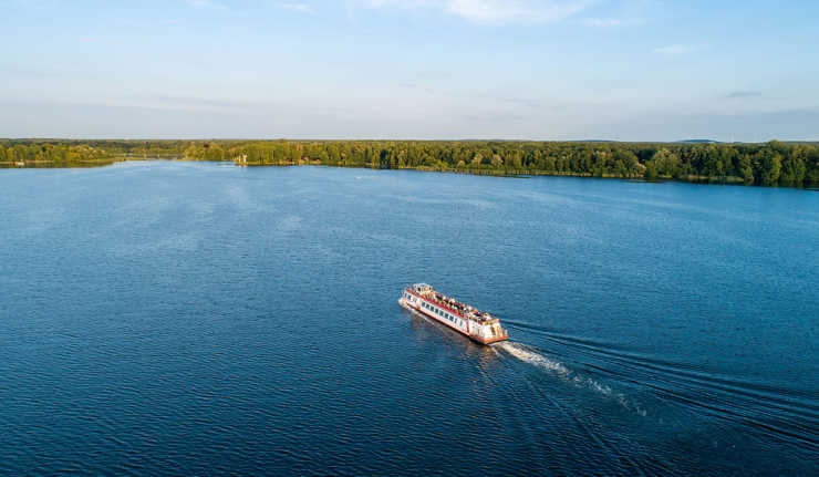 A boat tour over the Müggelsee
