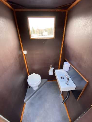 Toilet with hand basin