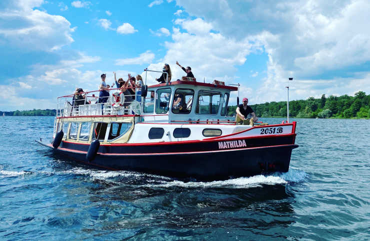 Bootstour über die Havel auf dem Boot Mathilda