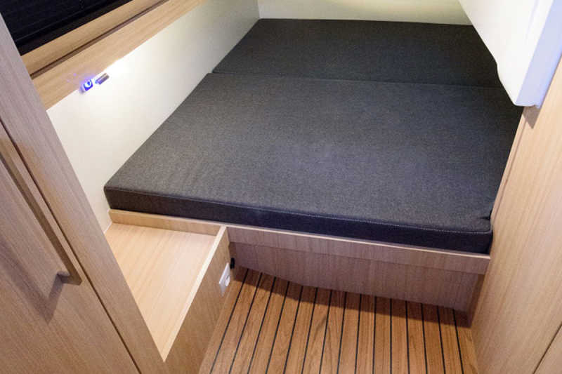 Drittes Schlafzimmer auf dem Hausboot Arndt