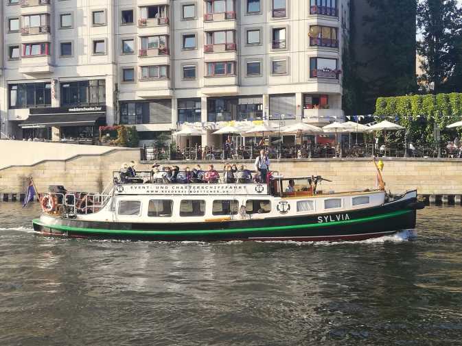 Barge Sylvia in Berlin Mitte