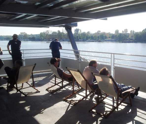 Seminar on a lake in Berlin