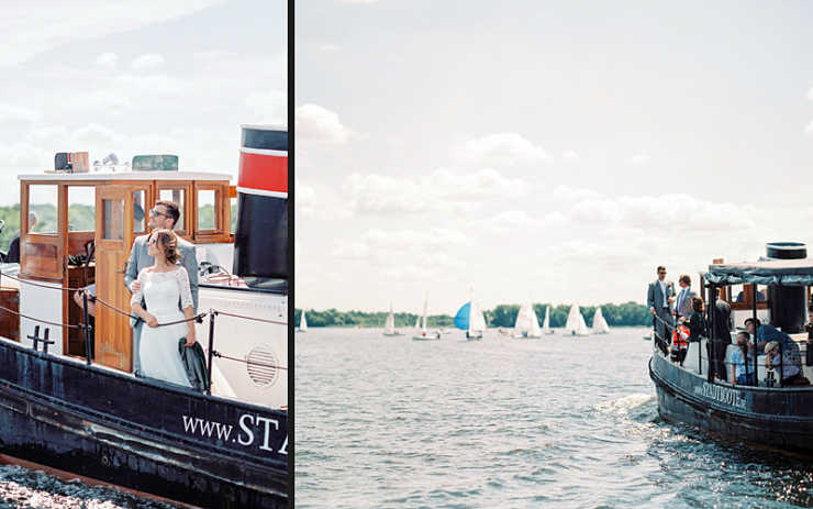 Hochzeit auf dem Schiff Hansa von Berlin Bootsverleih