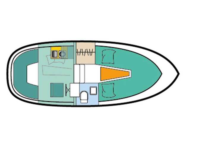 Ground plan of the boat Anna