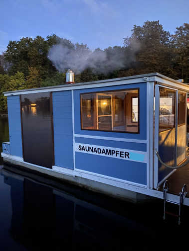 Boot mit Sauna