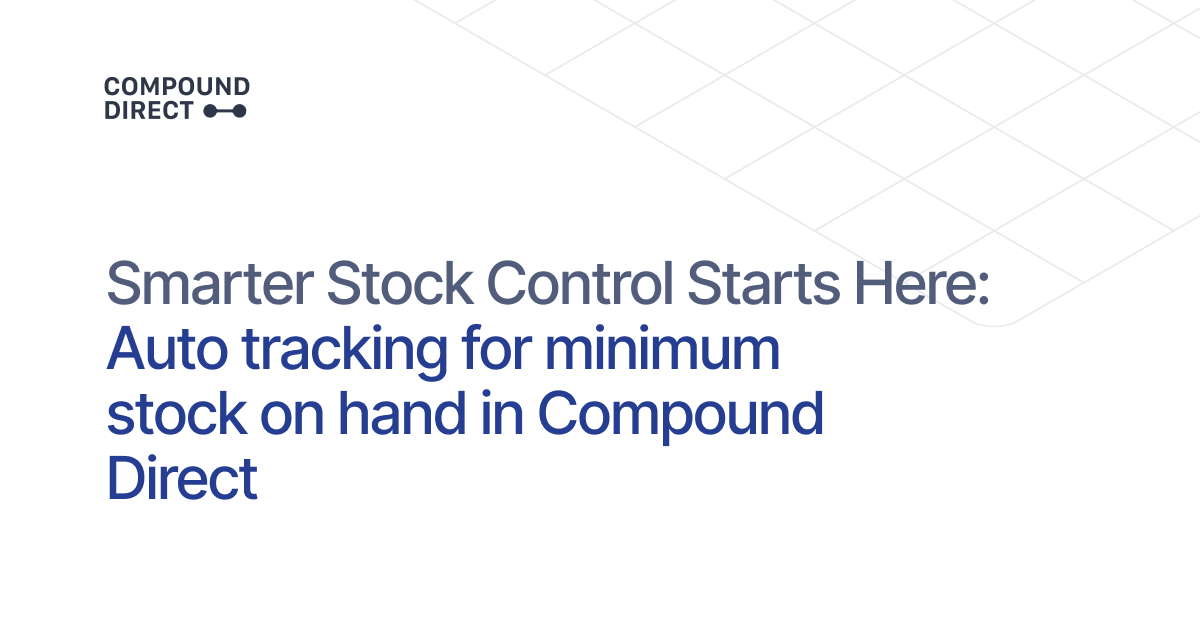 Smarter Stock Control Starts Here: Auto tracking for minimum stock on ...