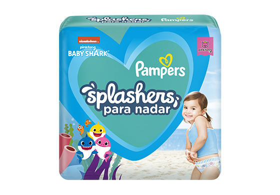 Pañales para Piscina Pampers Splashers Talla P/M 12 un.