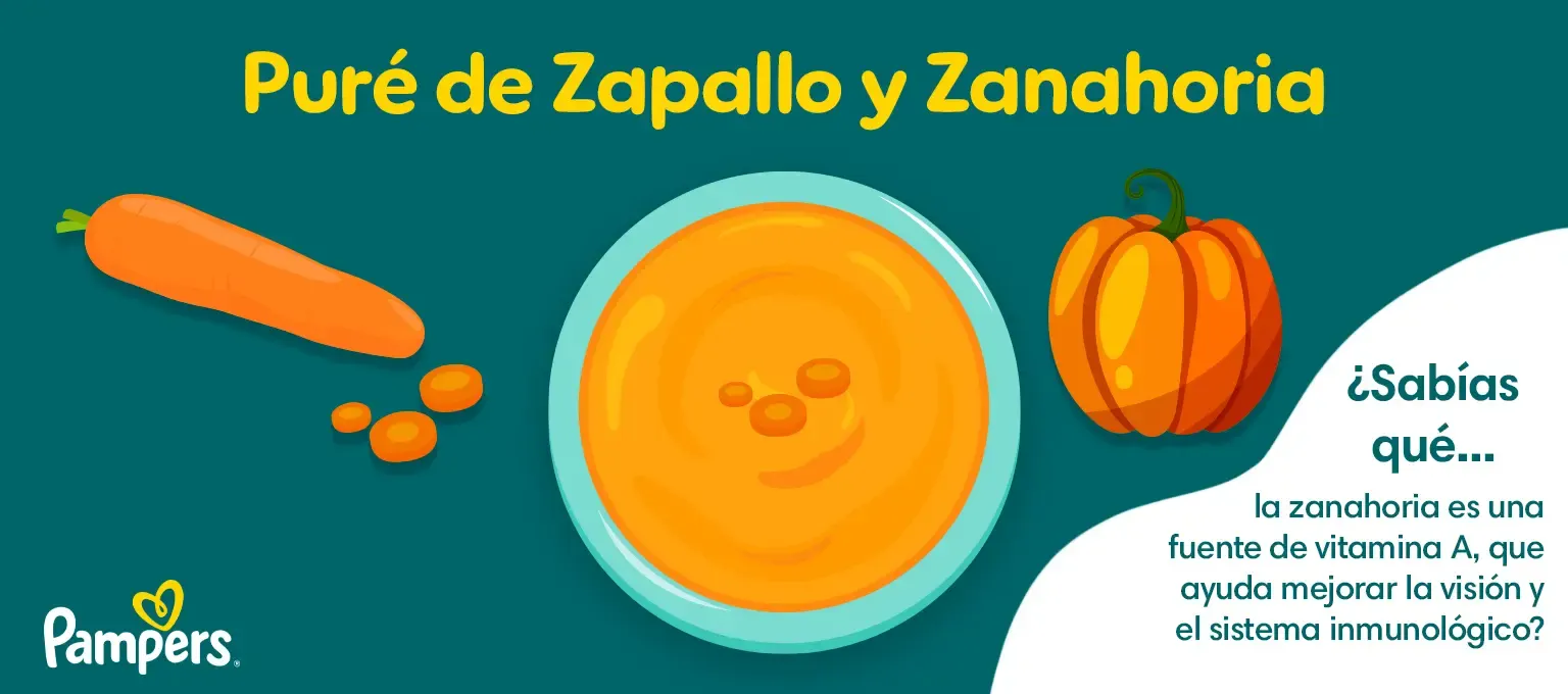 Puré de Zapallo y Zanahoria