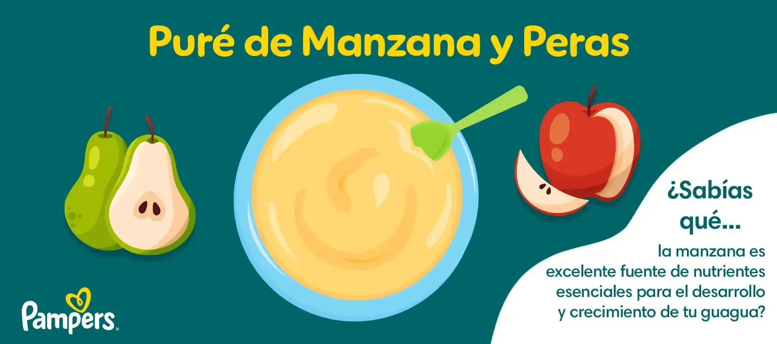 Puré de Manzana y Peras