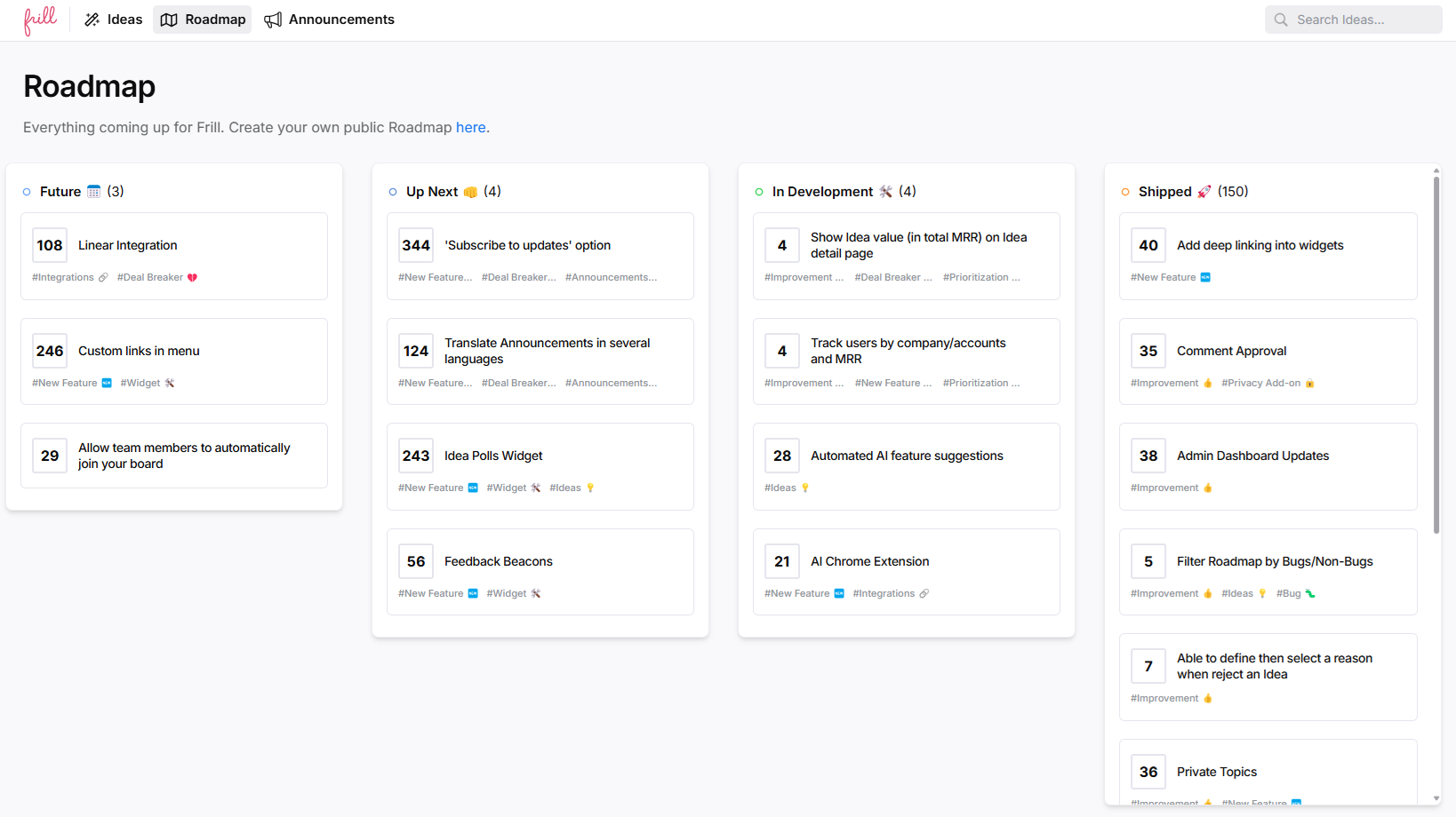 Product Roadmapping