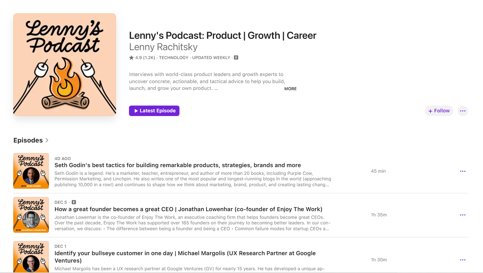 Lenny-s podcast