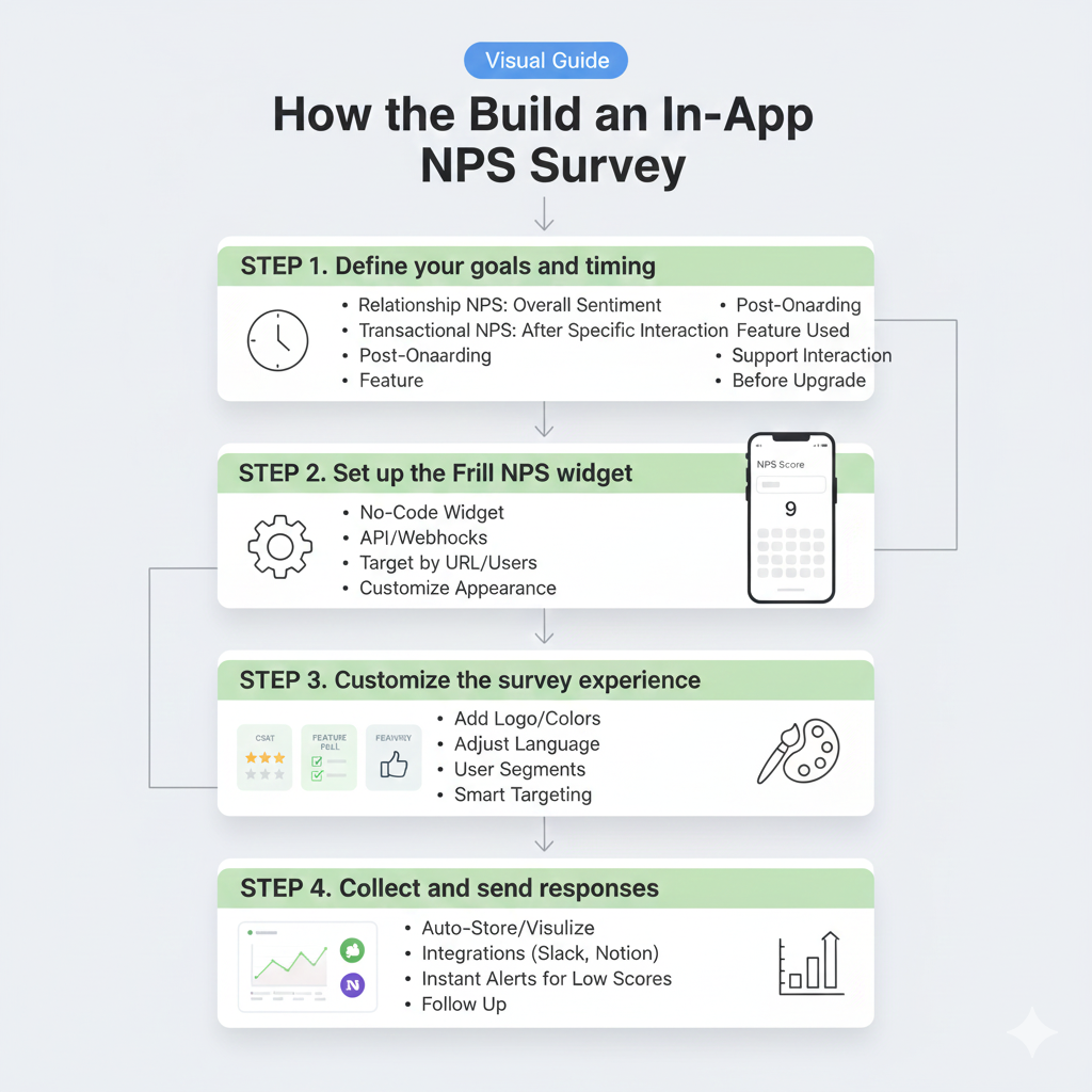 in app survey flow chart